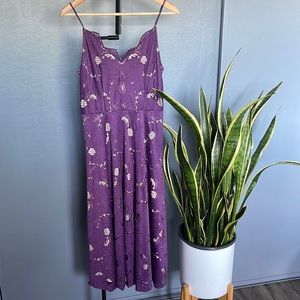 Anthropologie Moulinette Soeurs Purple Lace Dress
